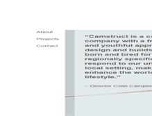 Tablet Screenshot of camstruct.com.au